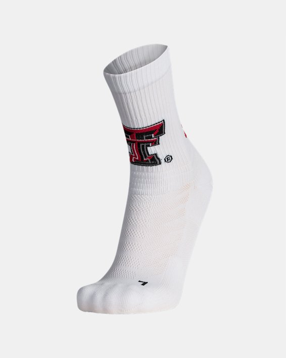 Men's UA Unrivaled Performance Collegiate Crew Socks, White, pdpMainDesktop image number 0